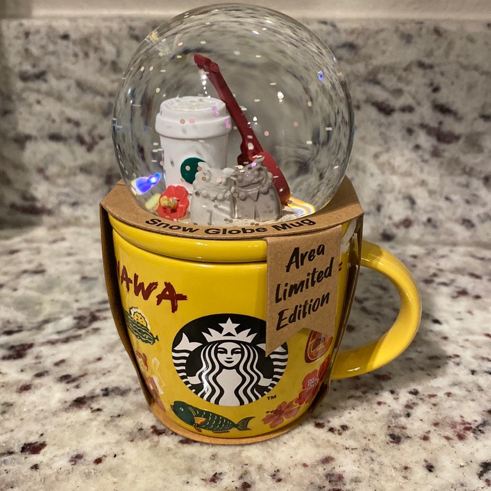 OKINAWA SNOW GLOBE MUG